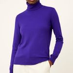 ZARA Vibrant Purple Turtleneck Sweater. Size-Medium Photo 0