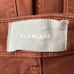 Everlane The Cotton Twill Short Jean Shorts Rosewood Brown Size 0 Photo 5