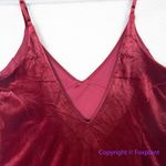 New! Lulus Red Velvet VNeck Sleeveless‎ Maxi Dress, XL Photo 11