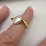 18K Gold Baroque Pearl Ring – Non Photo 4