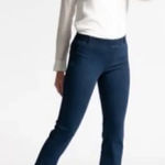 Betabrand  Yoga Classic Straight  Jeans Blue Size XL Photo 0