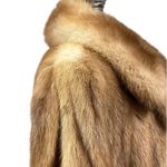 Vintage Full Length Pastel Mink Coat Double Breasted Notch Collar 70’s Classic Tan Size M Photo 8