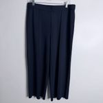 NWOT J. Jill Womens Wearever Double Face Jersey Pintucked Crop Pant M Petite Blue Size undefined Photo 1