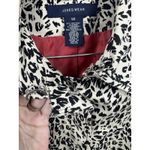 Jones Wear Animal Print Long Belted Coat Women 12 Brown Boho Chic Indie Indie Photo 7