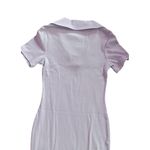 Looney Tunes Lilac Lavender Mini Dress Lola Bunny Embroidered Collared XS Purple Photo 3