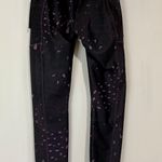 Bally Total Fitness Women’s Leopard Mash Pocket Leggings Plum Perfect NWT Photo 7