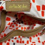 Stella & Dot  Red Print Fabric Shoulder Bag Photo 7