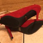 Anne Michelle  red worship ankle strap heels size 9 new Photo 7