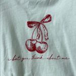 Cherry Design White Size M Photo 1