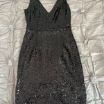 Lulus  Black Mini Dress Sequin Photo 4