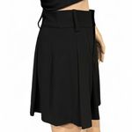 Alice + Olivia Employed Black Pleated Skort Shorts Skirt Size 4 EUC PERFECT Photo 2