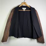 Orvis  Women’s Striped Quilted Cotton Jacket Boho Folk Artsy Layer Piece Sz XL Photo 8