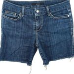 Joe's Women's Blue Honey Mid Rise Medium Wash Cut Off Denim Jean Shorts Size 29 Photo 0