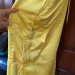 Anthropologie Love The Label satin overall utility maxi dress Large Photo 10