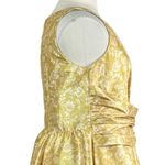 Eshakti Women’s Plus Dress Fit Flare Ruched Waist Yellow Floral Size 14/16 Photo 6