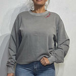 Cupcakes & Cashmere Gray Love Sweatshirt Sz M Size M Photo 0