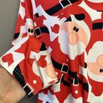 Source Unknown Holiday Santa Pullover Long Sleeve Knee Length Dress- Medium Photo 5