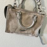 Rebecca Minkoff Micro Bedford Zip Satchel Perla Gray Photo 1