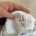 ANDIE NWT Demi Moore  Swim White Crochet Tropez Bottom Large Midrise Classic Fit Photo 5