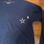 PINK - Victoria's Secret VS Pink NFL Collection Dallas Cowboys Navy Long Sleeve Shirt Size Small Photo 1