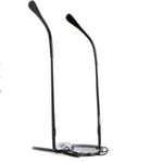 Betsey Johnson Heart Shaped Sunglasses, Black Photo 4