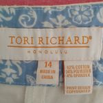Tori Richard  Honolulu Lanai Twill Crop 14 White Pants NWT Photo 7