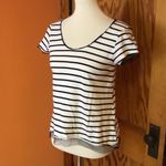 Pilcro and the Letterpress  Striped n lace t shirt Photo 5