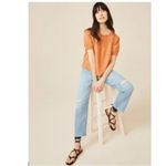 Bundle of 2 Free Assembly Orange & Yellow Gingham Puff Sleeve Tops Size XL Photo 11