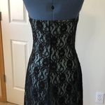 Three Pink Hearts halter dress black lace & blue Photo 1