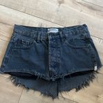 One Teaspoon One by  Junk Yard Distressed Raw Hem Mini Skirt Sz 24 Photo 3
