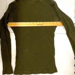 Clifford & Wills 💯 cotton military green mock neck ribbed turtleneck.Size Small Photo 3
