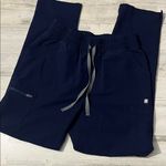 FIGS  High Waisted Yola Skinny Scrub Pants Size Small Navy Photo 5