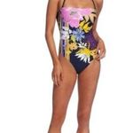 Trina Turk Bal Harbour Bandeau One-Piece Swimsuit - Size 8 Photo 0