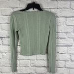 Vylette Y2K Coquette Girly Babydoll Long Sleeve Lightweight Cardigan Size Small Green Photo 7