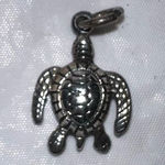 Sterling Silver Vintage Turtle‎ Charm Silver Photo 0