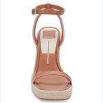 Dolce Vita Aurora Cedar Embossed Stella Platform Wedge Sandals Size 9.5 NWT Tan Photo 4