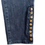 Soft Surroundings  Pull On Denim Pants Jeans Jeggings Studded Ankles Size M 2DH85 Photo 5