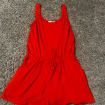Heart Hips Vibrant Red Romper Photo 4
