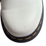 Dr. Martens Like New  Leather 1460 8 Eye Boots White Size 5 Photo 7