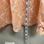 Lands' End Womens Tiered Maxi Dress Large Peach Sleeveless Window Pane Summer Photo 8