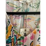 easel Size S (Oversized)  Los Angeles Floral Ruffled Tiered Mini Dress Photo 7