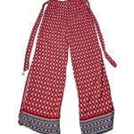 Cider wide leg pants geometric print high waist palazzo Small Photo 1