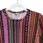 Show Me Your Mumu John Bell Sweater Size Medium Top Colorful Stripe Long Sleeve Photo 4