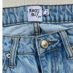 Princess Polly PP Denim Fairmount Straight Leg Jean Light Wash‎ Blue Ripped Knee Jeans 6 Photo 11