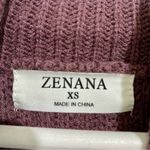Zenana Outfitters Women’s Waist Tie Turtleneck Sweater Dress Eggplant Size XS NWOT Photo 5