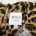 MISA Los Angeles Katia Leopard Print Ruffle Long Sleeve Mini Dress Size XS. NEW Photo 9