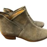 Jack Rogers Olive Green Suede Sadie Ankle Boots Size 8 Photo 0
