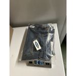 Old Navy  Medium Wash Denim Jean‎ Shorts Jorts Stretch High Rise Blue Size 14 36 Photo 7