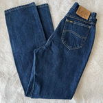 Lee Women's VINTAGE 70s/80s Dark Blue Straight Leg Jeans 26” Made in USA Photo 0