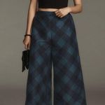 Maeve Anthropologie Taffeta Printed Cropped Wide-Leg Pants Size S Petite Photo 3
